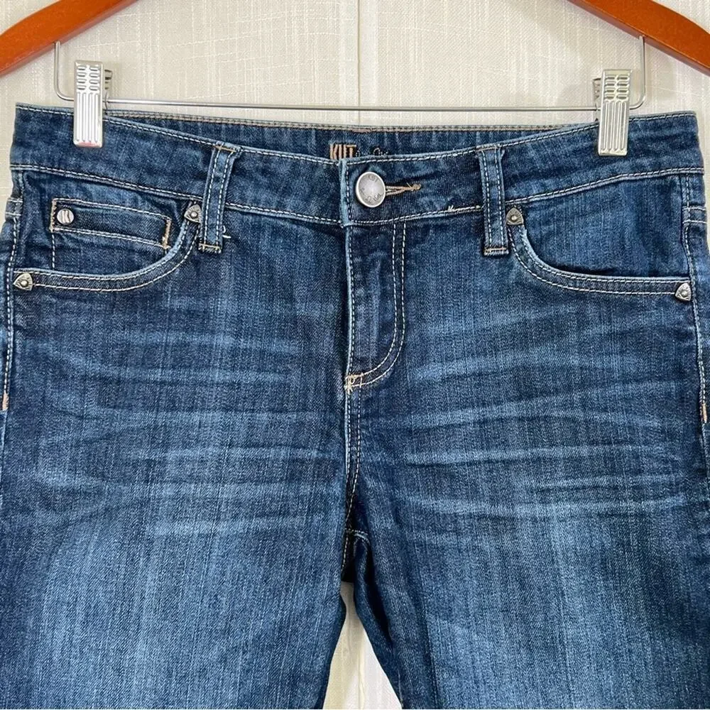 KUT from the Kloth Denim Jean Shorts Bermuda Length Jorts Size 4